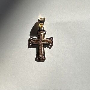 10k Gold Cross Pendant